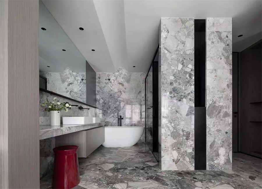 Panda grey marble TILES