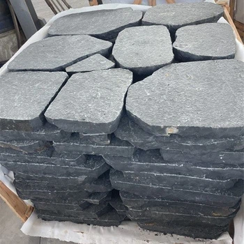 FLAMED FLAGSTONE ZHANGPU BLACK BASALT 2 - - FLAMED FLAGSTONE ZHANGPU BLACK BASALT 2 - -