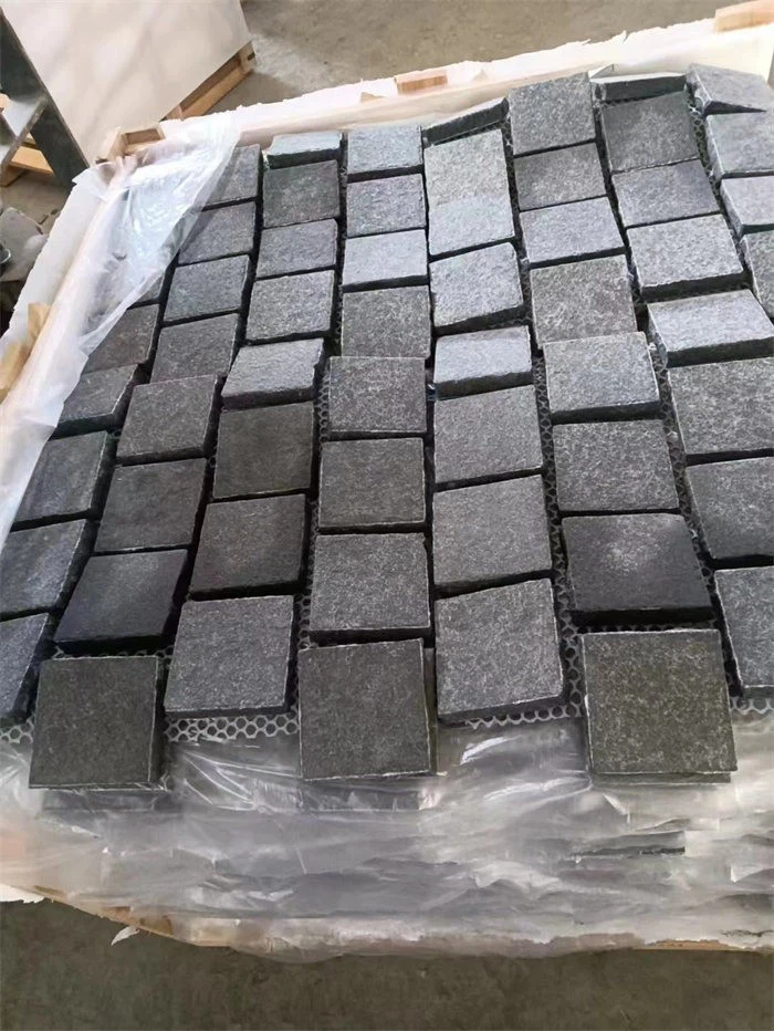 Cobblestone Pavers On Mesh