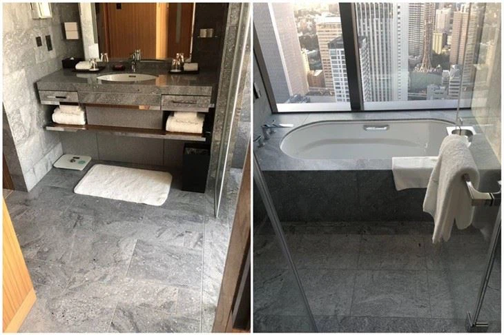 Grey granite for jp okura hotel