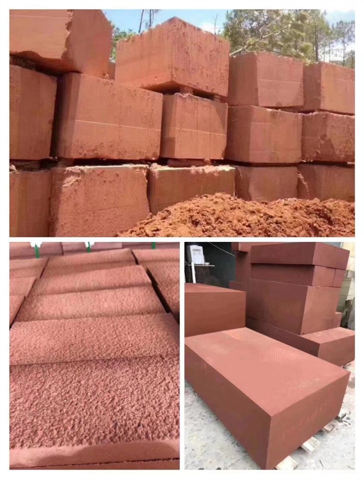Red Sandstone Paving