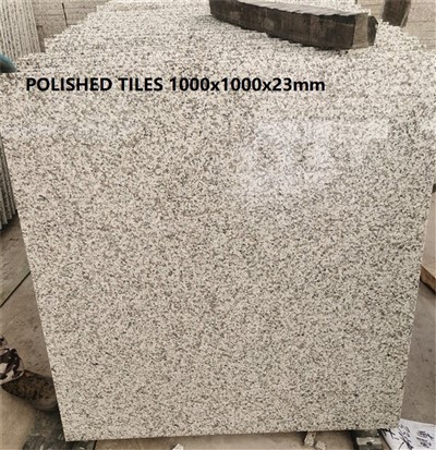 Azulejo de granito pulido gris