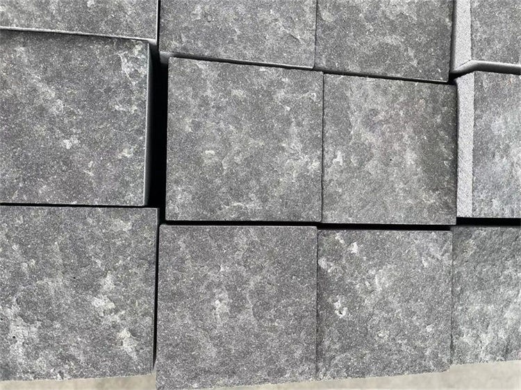flamed cubes zhangpu black basalt 
