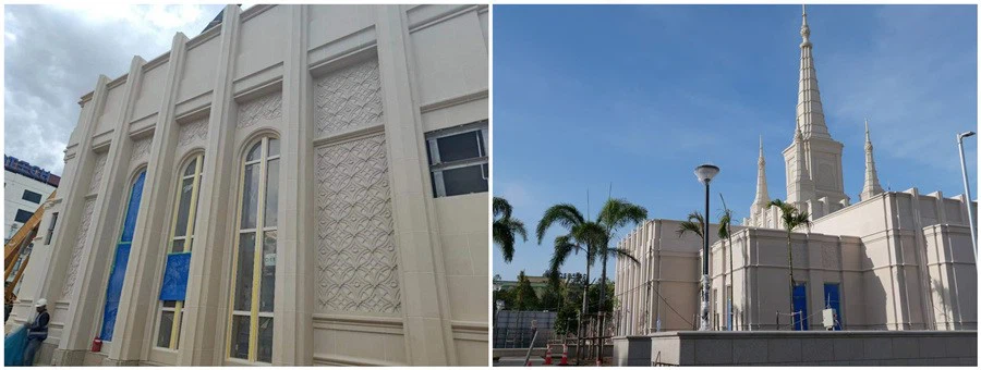 Portugal beige limestone for Combodia temple Portugal beige limestone for Combodia temple