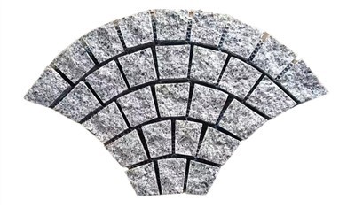 Pavimento de adoquines de cubos de granito