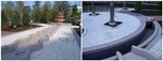Granito para diseño de exteriores y jardines de villas.