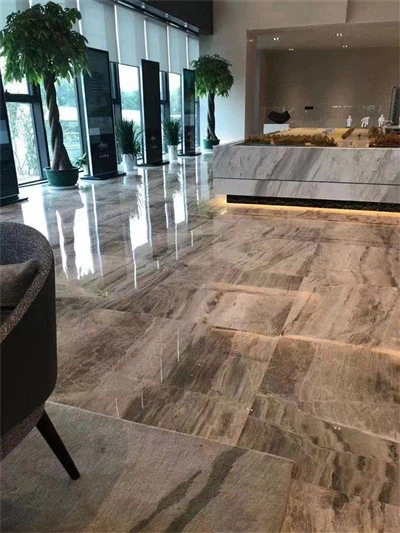 Baldosa de mármol para piso interior