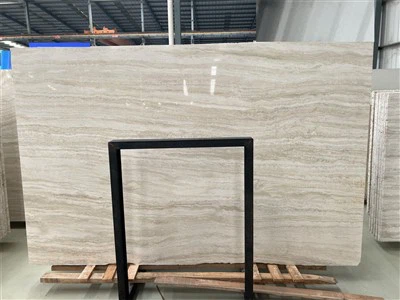 Textura de baldosas de travertino súper blanco